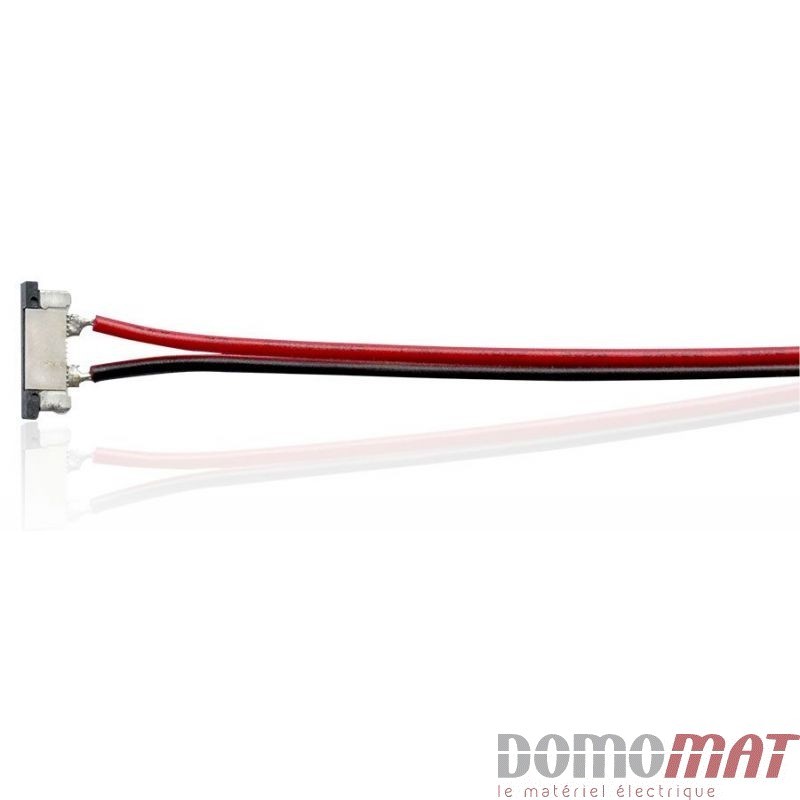 Connecteur pour ruban LED sans soudure avec 1 click 8mm + câble - ®