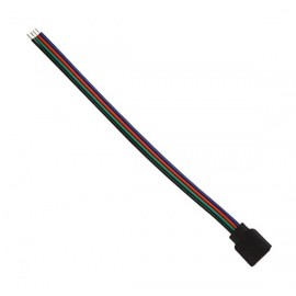 Connecteur jonction + câble femelle RGB pour rubans LED