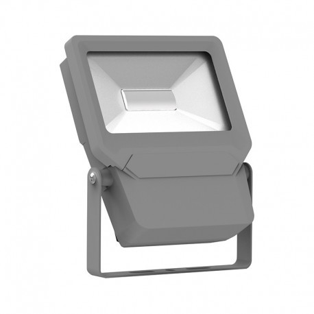 Projecteur extérieur LED SMD plat gris - 30W - 6000K - IP65 - Non dimmable 