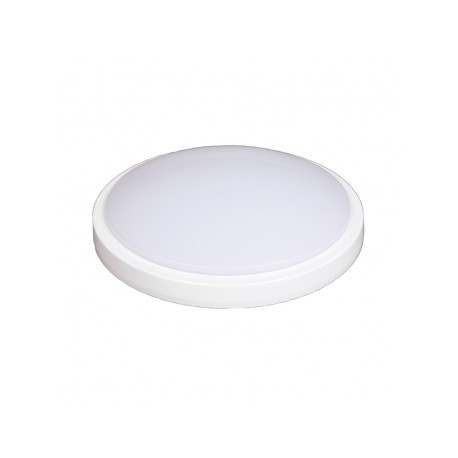 Plafonnier LED - Blanc - 24W - 4000K - À détecteur - Non dimmable