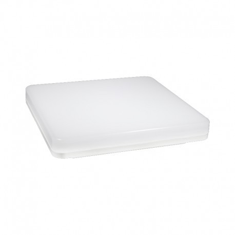 Plafonnier LED - Blanc - 18W - 4000K - À détecteur - Non dimmable