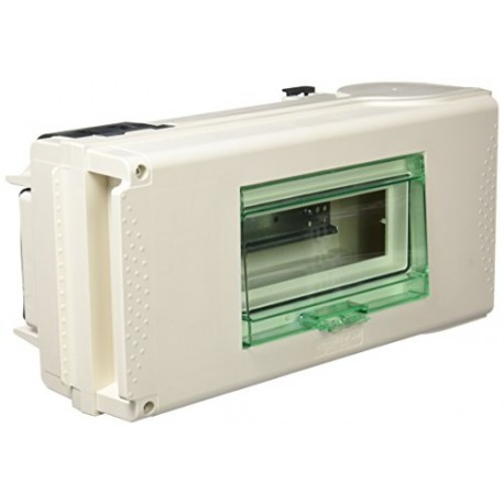 Coffret sectionneur Canalis KN - 63A - 4.6 kV - 8 modules - ISO50 - Blanc