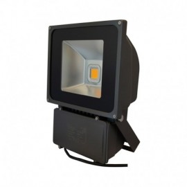 Projecteur extérieur LED gris - 80W - 3000K - IP65 - Non dimmable 