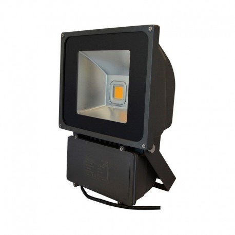 Projecteur extérieur LED gris - 80W - 3000K - IP65 - Non dimmable 