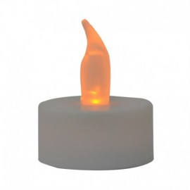Bougies LED effet flamme - 2100K - Blanc chaud - 2 pièces
