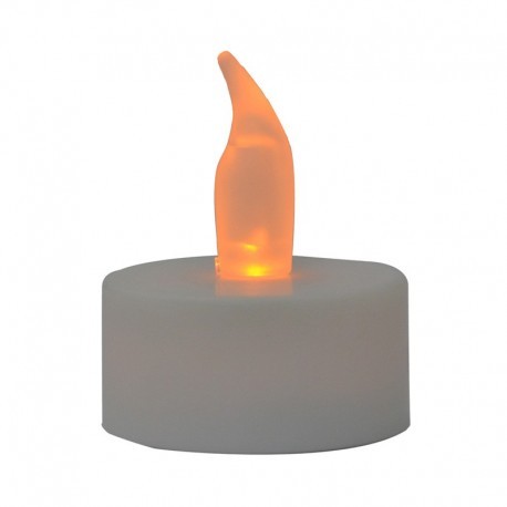 Bougies LED effet flamme - 2100K - Blanc chaud - 2 pièces