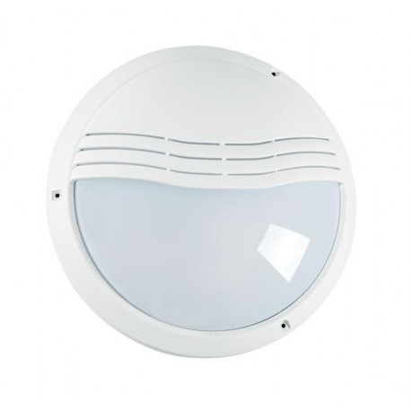 Hublot étanche HUB 270TP blanc E27 - 40W - IP65 - sans ampoule