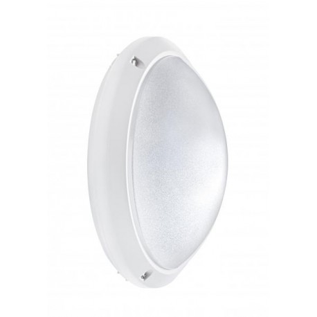 Hublot étanche ORIA LED intérieur/extérieur - Blanc - 10W - 4000K - IP54 - Dimmable - Avec ampoule