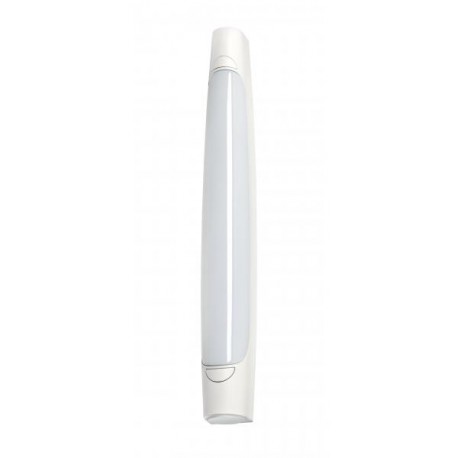 Réglette LED murale blanche MAUD pour salle d'eau - 8W - 4000K - IP44 - Non dimmable - Avec ampoule