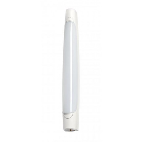 Réglette LED murale blanche MAUD pour salle d'eau - 8W - 4000K - IP20/21 - Non dimmable - Avec ampoule