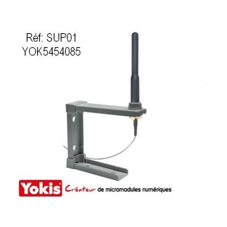 Support SUP01 pour la fixation d'antenne à la verticale ou horizontale