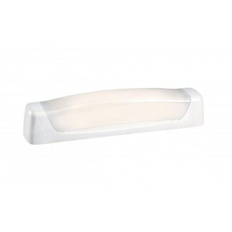 Réglette LED murale blanche TALASSO pour salle d'eau - 6W - 2700K - 450lm - Non dimmable - Avec ampoule - Blanc