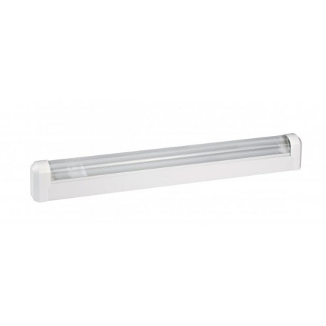 Réglette LED murale blanche ONDINE pour salle d'eau - 9W - 4000K - IP44 - Non dimmable - Avec ampoule