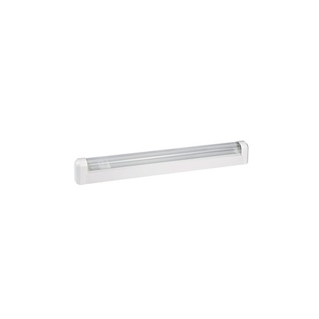 Réglette LED murale blanche ONDINE pour salle d'eau - 9W - 4000K - IP44 - Non dimmable - Avec ampoule