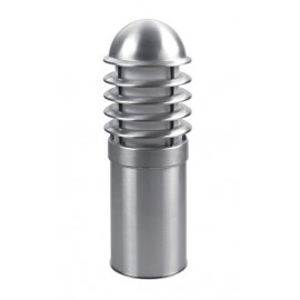 Borne CALEO 2 Basse Inox - E27 - 75W - Ampoule non fournie