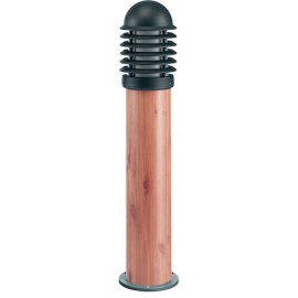 Borne CALEO 1 Haute Imitation bois - E27 - 100W - Ampoule non fournie