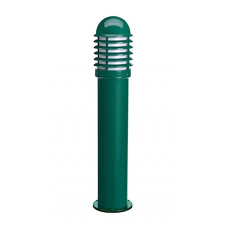 Borne CALEO 1 Haute Aluminium Vert - E27 - 100W - Ampoule non fournie