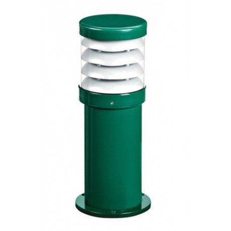 Borne POLO Basse Aluminium Vert - E27 - 70W - Ampoule non fournie
