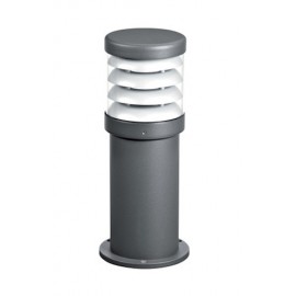 Borne POLO Basse Aluminium Graphite - E27 - 70W - Ampoule non fournie