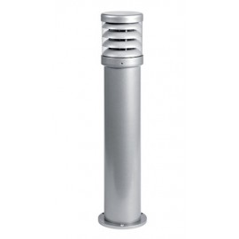 Borne POLO Haute Aluminium Gris métal - E27 - 70W - Ampoule non fournie
