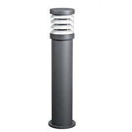 Borne POLO Haute Aluminium Graphite - E27 - 70W - Ampoule non fournie