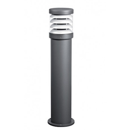 Borne POLO Haute Aluminium Graphite - E27 - 70W - Ampoule non fournie