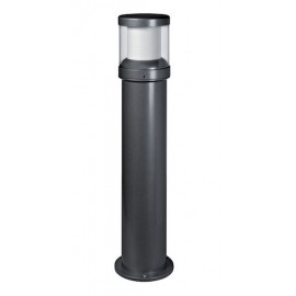 Borne POLO LED Haute Aluminium Graphite - 10W- 5000K - Ampoule LED fournie