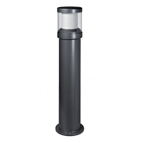 Borne POLO LED Haute Aluminium Graphite - 10W- 5000K - Ampoule LED fournie