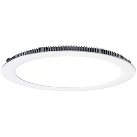 Spot encastré LED FLAT Rond blanc - 20W - 4000K - Dimmable