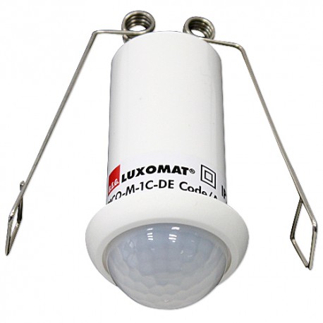 Détecteur de présence et de mouvement en milieu humide Luxomat® PICO-M-1C-FP - Plafond - Blanc
