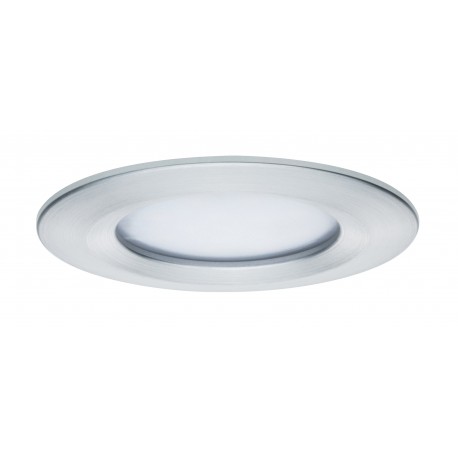 Kit de 3 spots encastrés LED Coin Slim - Alu tourné - 6.8W - 2700K - IP44 - Dimmable - Avec ampoule