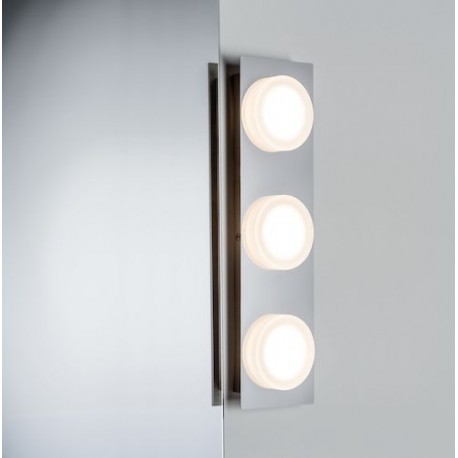 Plafonnier LED Doradus - Rectangle - 3x5W - Chrome - Non dimmable