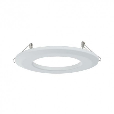 Adaptateur pour encastré - 50W Max - Rond - Blanc dépoli - Lames ressorts - Sans ampoule