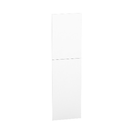 Porte blanche Resi9 pour bac d'encastrement - 2x13 modules - Hauteur 1070mm