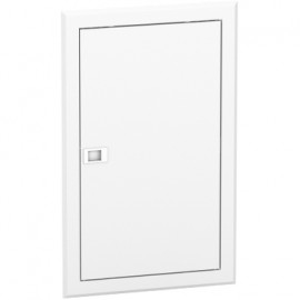Porte blanche Resi9 pour bac d'encastrement - 1x13 modules - Hauteur 550mm