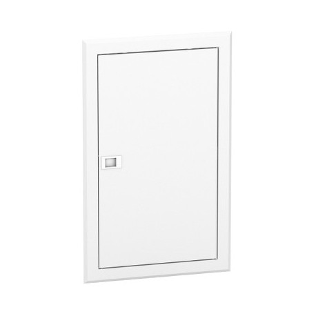 Porte blanche Resi9 pour bac d'encastrement - 1x13 modules - Hauteur 550mm