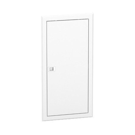 Porte blanche Resi9 pour bac d'encastrement - 1x13 modules - Hauteur 680mm