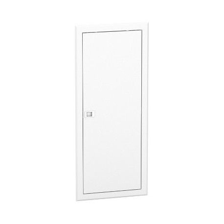 Porte blanche Resi9 pour bac d'encastrement - 1x13 modules - Hauteur 800mm
