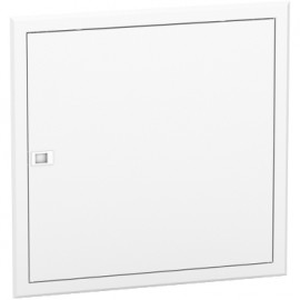 Porte blanche Resi9 pour bac d'encastrement - 2x13 modules - Hauteur 590mm