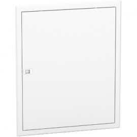 Porte blanche Resi9 pour bac d'encastrement - 2x13 modules - Hauteur 720mm