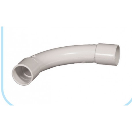 Coude grand rayon IRL'OC pour tubes IRL - Ø20 mm - Gris