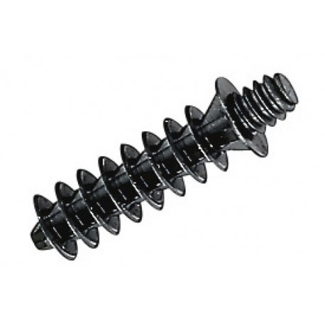 Cheville à tête filetée pour collier à embase Click, Quick et Sum'ohm - M7 - Pas de 150 - Noir