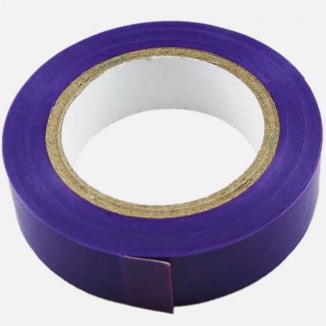 Ruban isolant adhésif Isola - Violet - 10 Mètres x 15 mm