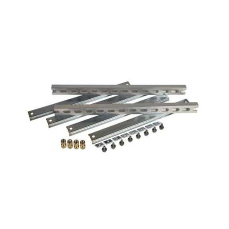 Châssis DIN Spacial S3X - Symétrique - 4 Rails profilés - H300xL300mm