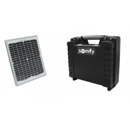 Valise batterie - Kit d'alimentation solaire pour porte de garage isolée sans alimentation