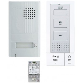 Kit portier audio mains libres - Blanc