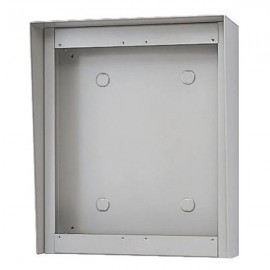 Cadre saillie avec visière - Pour platine 2x2 modules - Alu