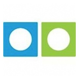 Feuillet de couleur pour plaque transparente Odace You - Bleu / Vert - 4 feuillets