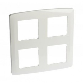 Plaque Esprit - 2x2 postes - Blanc