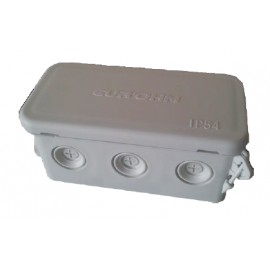 Boîte de dérivation mono-matière pour luminaire - 80 x 40 mm - 8 entrées